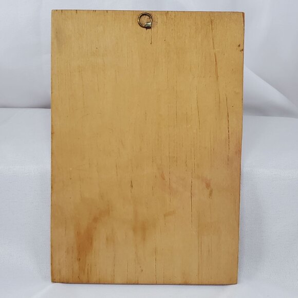 VTG Madonna del Granduca & Child by Raffaello Sanzio Religious Wood Icon *READ* - Picture 2 of 13